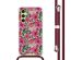 imoshion Coque Design avec cordon Samsung Galaxy A34 - Flower Water