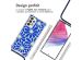 imoshion Coque Design avec cordon Samsung Galaxy A53 - Cobalt Blue Flowers Connect