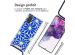 imoshion Coque Design avec cordon Samsung Galaxy S20 - Cobalt Blue Flowers Connect