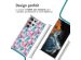 imoshion Coque Design avec cordon Samsung Galaxy S22 Ultra - Jellyfish Watercolor