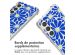 imoshion Coque Design avec cordon Samsung Galaxy S23 Plus - Cobalt Blue Flowers Connect