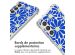 imoshion Coque Design avec cordon Samsung Galaxy S23 - Cobalt Blue Flowers Connect