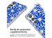 imoshion Coque Design avec cordon Samsung Galaxy S23 FE - Cobalt Blue Flowers Connect