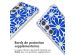 imoshion Coque Design avec cordon Samsung Galaxy S24 Plus - Cobalt Blue Flowers Connect