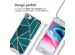 iMoshion Coque Design avec cordon iPhone SE (2022 / 2020) / 8 / 7 - Petrol Green Graphic