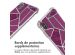 iMoshion Coque Design avec cordon iPhone Xs / X - Bordeaux Graphic