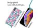 iMoshion Coque Design avec cordon iPhone Xs / X - Jellyfish Watercolor