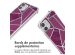 iMoshion Coque Design avec cordon iPhone 12 Mini - Bordeaux Graphic