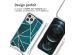 iMoshion Coque Design avec cordon iPhone 12 (Pro) - Petrol Green Graphic