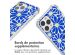 iMoshion Coque Design avec cordon iPhone 12 Pro Max - Cobalt Blue Flowers Connect