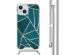 imoshion Coque Design avec cordon iPhone 15 - Petrol Green Graphic