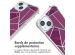 imoshion Coque Design avec cordon iPhone 15 - Bordeaux Graphic