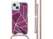 imoshion Coque Design avec cordon iPhone 15 - Bordeaux Graphic