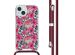 imoshion Coque Design avec cordon iPhone 15 - Flower Water