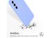 Accezz Coque Liquid Silicone Samsung Galaxy A35 - Violet