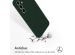 Accezz Coque Liquid Silicone Samsung Galaxy A35 - Forest Green