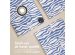 imoshion Coque tablette Design rotatif à 360° iPad Pro 11 (2024) M4 - White Blue Stripes