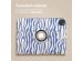 imoshion Coque tablette Design rotatif à 360° iPad Pro 11 (2024) M4 - White Blue Stripes