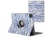 imoshion Coque tablette Design rotatif à 360° iPad Pro 11 (2024) M4 - White Blue Stripes