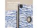 imoshion Coque tablette Design rotatif à 360° iPad Air 13 inch (2024) M2 - White Blue Stripes