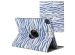 imoshion Coque tablette Design rotatif à 360° iPad Air 13 inch (2024) M2 - White Blue Stripes