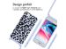 imoshion Coque design en silicone avec cordon iPhone SE (2022 / 2020) / 8 / 7 - Animal Lila