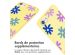 imoshion Coque design en silicone avec cordon iPhone SE (2022 / 2020) / 8 / 7 - Yellow Flower Distance