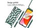 imoshion Coque design en silicone avec cordon Samsung Galaxy A14 (5G/4G) - Petrol Green Groovy