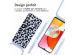 imoshion Coque design en silicone avec cordon Samsung Galaxy A14 (5G/4G) - Animal Lila