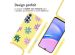 imoshion Coque design en silicone avec cordon Samsung Galaxy A15 (5G/4G) - Yellow Flower Distance