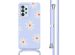 imoshion Coque design en silicone avec cordon Samsung Galaxy A33 - Lila Flower Distance