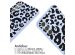 imoshion Coque design en silicone avec cordon Samsung Galaxy A34 (5G) - Animal Lila