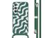 imoshion Coque design en silicone avec cordon Samsung Galaxy A35 - Petrol Green Groovy