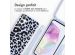 imoshion Coque design en silicone avec cordon Samsung Galaxy A35 - Animal Lila