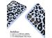 imoshion Coque design en silicone avec cordon Samsung Galaxy A35 - Animal Lila