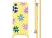 imoshion Coque design en silicone avec cordon Samsung Galaxy A35 - Yellow Flower Distance