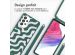 imoshion Coque design en silicone avec cordon Samsung Galaxy A53 - Petrol Green Groovy