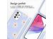 imoshion Coque design en silicone avec cordon Samsung Galaxy A53 - Lila Flower Distance