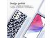 imoshion Coque design en silicone avec cordon Samsung Galaxy A53 - Animal Lila