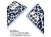 imoshion Coque design en silicone avec cordon Samsung Galaxy A53 - Animal Lila