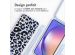 imoshion Coque design en silicone avec cordon Samsung Galaxy A54 (5G) - Animal Lila