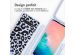 imoshion Coque design en silicone avec cordon Samsung Galaxy S10 - Animal Lila