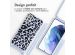 imoshion Coque design en silicone avec cordon Samsung Galaxy S21 Plus - Animal Lila