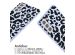 imoshion Coque design en silicone avec cordon Samsung Galaxy S21 Plus - Animal Lila