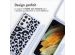 imoshion Coque design en silicone avec cordon Samsung Galaxy S21 Ultra - Animal Lila