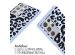 imoshion Coque design en silicone avec cordon Samsung Galaxy S21 Ultra - Animal Lila