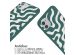 imoshion Coque design en silicone avec cordon iPhone 11 - Petrol Green Groovy