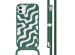 imoshion Coque design en silicone avec cordon iPhone 11 - Petrol Green Groovy