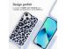 imoshion Coque design en silicone avec cordon iPhone 13 - Animal Lila