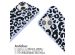 imoshion Coque design en silicone avec cordon iPhone 13 - Animal Lila